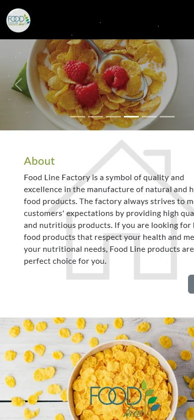 Food Line on a phone